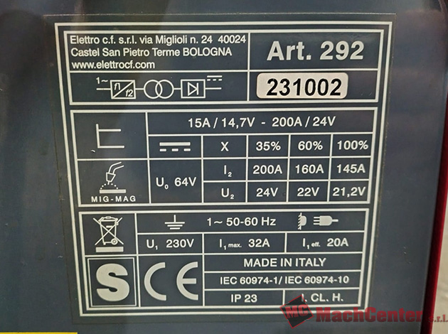 Cod.1396-U-Soldadora-Mig-215-Al-Sinergic-05 Cod.1396-U-Soldadora-Mig-215-Al-Sinergic-05